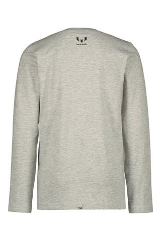 T-shirt Juneo - Gemêleerd Grijs - Zwart en grijs