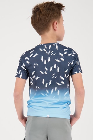 T-shirt Lobos - Blauw - Wit en blauw