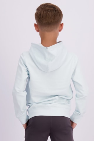 Sweater met Capuchon - Lichtblauw - Wit en blauw