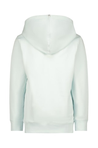 Sweater met Capuchon - Lichtblauw - Wit en blauw