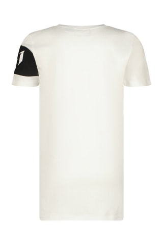 T-shirt Neros - Wit - Wit en zwart