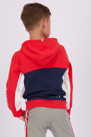 Sweater met Capuchon Malpu - Rood - Wit, rood en blauw