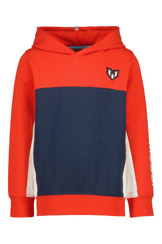 Sweater met Capuchon Malpu - Rood - Wit, rood en blauw
