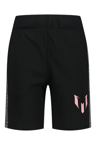 T-shirt en Short - Gemêleerd Donkergrijs en Zwart - Roze