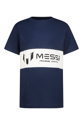 T-shirt Messi - Marineblauw - Wit en blauw