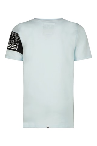 T-shirt Jumal - Blauw - Zwart en blauw