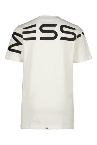 T-shirt - Wit - Wit en zwart