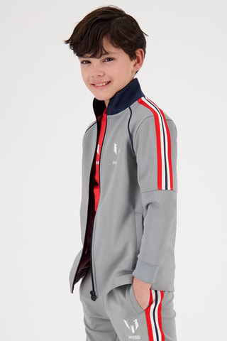Sweater Trelew - Grijs - Rood, blauw en grijs