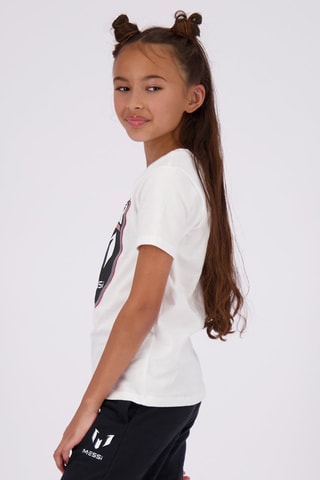T-shirt Shield - Wit - Wit, zwart en roze