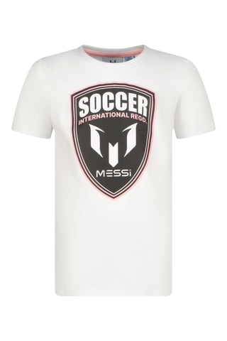 T-shirt Shield - Wit - Wit, zwart en roze