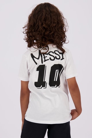 T-shirt Ten - Wit - Wit en zwart