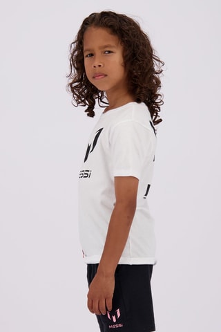 T-shirt Ten - Wit - Wit en zwart