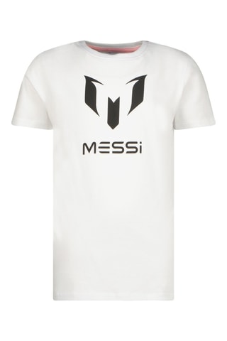 T-shirt Ten - Wit - Wit en zwart