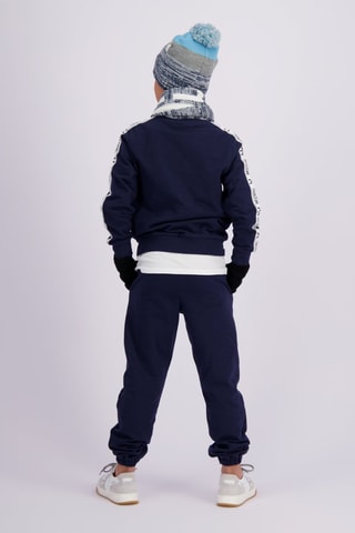 Muts met Pompon Vaso  - Blauw - Blauw en grijs