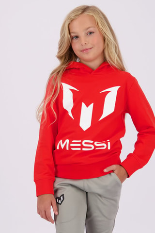 Sweater met Capuchon - Rood - Wit en rood