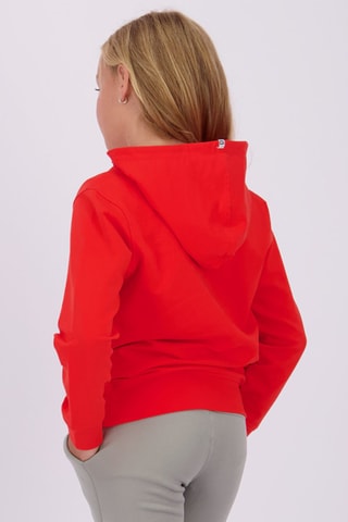 Sweater met Capuchon - Rood - Wit en rood
