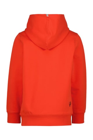 Sweater met Capuchon - Rood - Wit en rood