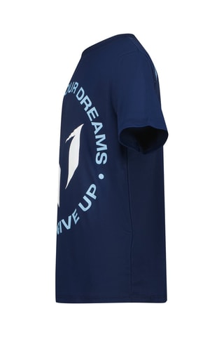 T-shirt - Marineblauw - Wit en blauw