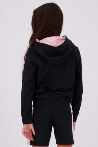 Sweater met Capuchon Masorin - Zwart - Roze en zwart