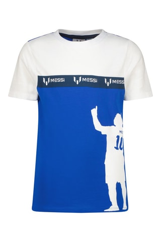 T-shirt Messi - Blauw - Wit en blauw