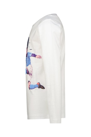 T-shirt Messi - Wit - Wit en blauw