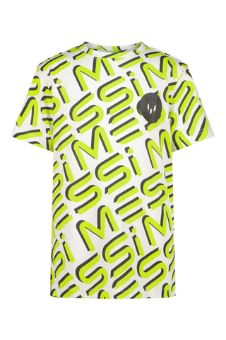 T-shirt Messi - Wit - Wit en geel