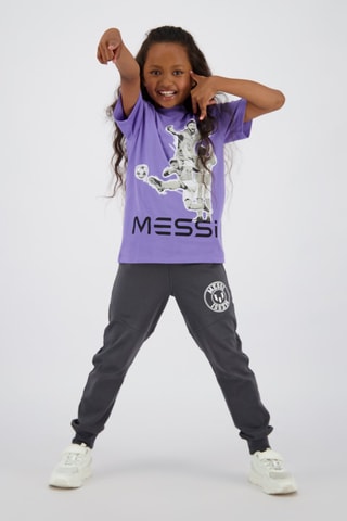 T-shirt Messi - Paars - Wit en paars