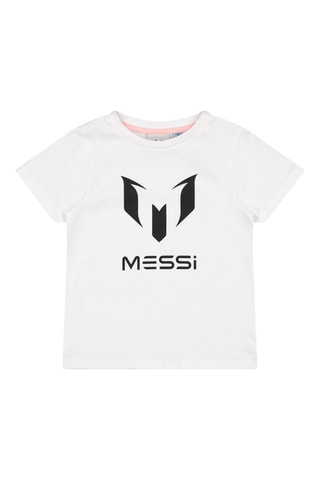 T-shirt Narop - Wit - Wit en zwart