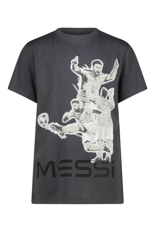 T-shirt Messi - Grijs - Wit en grijs