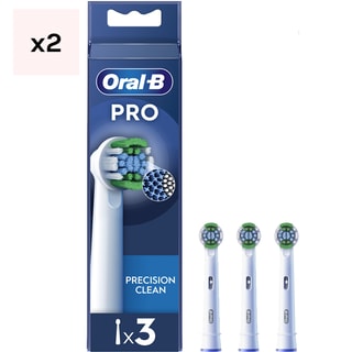 Pack de 6 cabezales de recambio - Precision Clean - Blanco