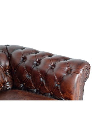 Fauteuil Chester - Marron vieilli - En cuir
