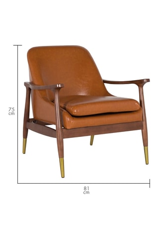 Fauteuil - Marron - En polyuréthane