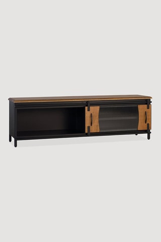 Meuble TV 1 porte en manguier - 160 x 50 x 40 cm
