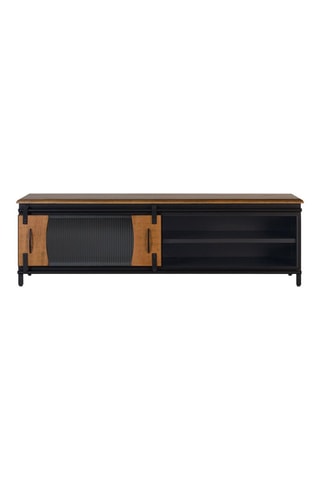 Meuble TV 1 porte en manguier - 160 x 50 x 40 cm