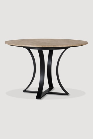 Table à manger en marbre - 125 x 75 x 125 cm