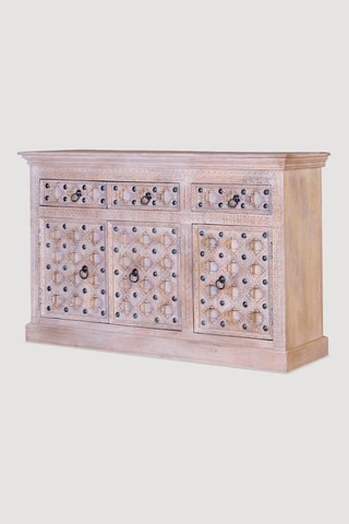 Buffet 3 portes en manguier - 150 x 92 x 40 cm