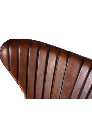 Fauteuil -  Marron - En cuir