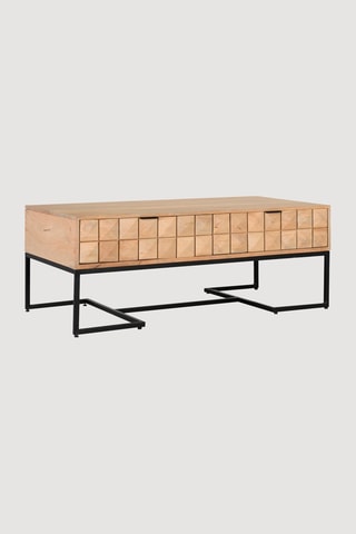 Table basse en manguier - 46 x 120 x 60 cm