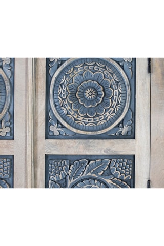 Armoire 2 portes en manguier - 97 x 180 x 46 cm