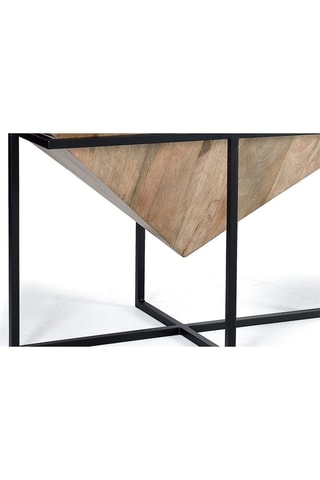Table basse en manguier - 100 x 62 x 60 cm