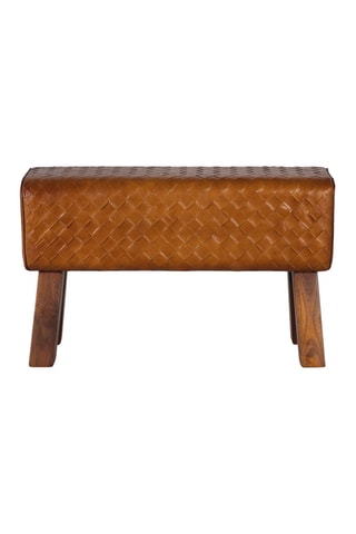 Banc en bois massif - 78 x 48 x 28 cm