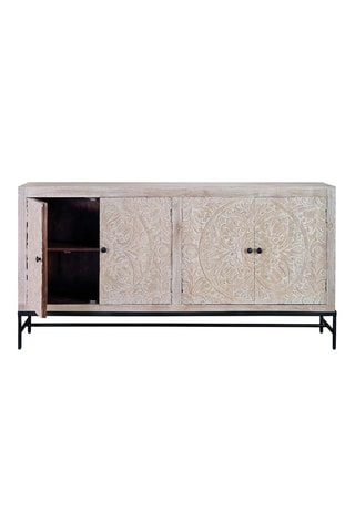 Buffet 4 portes en manguier