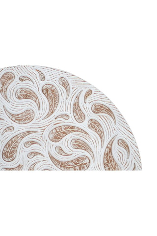 Panneau décoratif - Beige et blanc