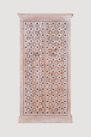 Armoire 2 portes en manguier - 97 x 190 x 50 cm