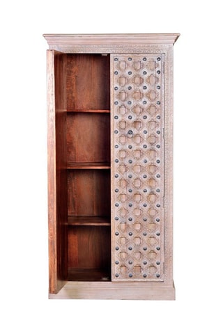 Armoire 2 portes en manguier - 97 x 190 x 50 cm