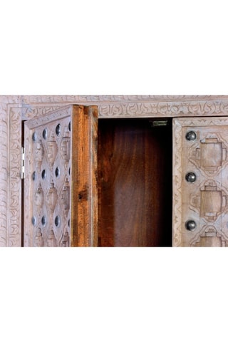 Armoire 2 portes en manguier - 97 x 190 x 50 cm