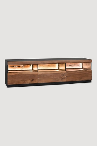 Meuble TV 3 tiroirs en acacia - 180 x 50 x 42 cm