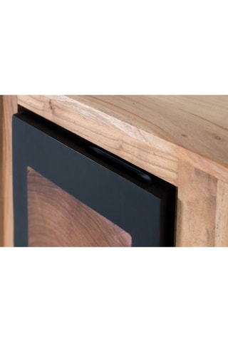 Table de chevet en manguier massif - 40 x 51 x 40 cm