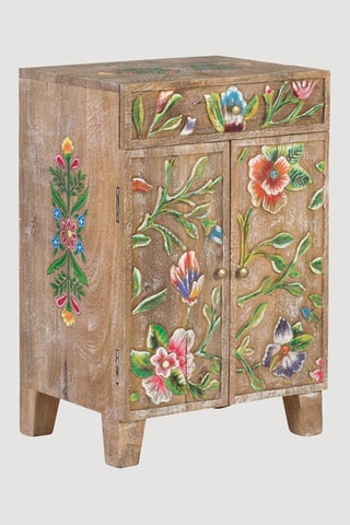 Buffet 2 portes en manguier - 40 x 60 x 31 cm