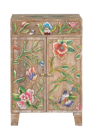 Buffet 2 portes en manguier - 40 x 60 x 31 cm